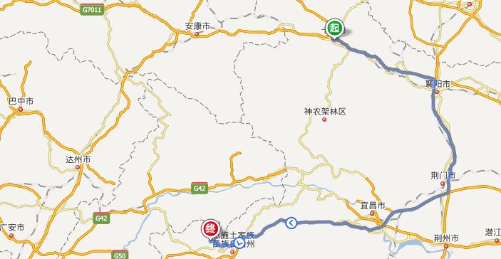 武汉到恩施大峡谷自驾路线（图）